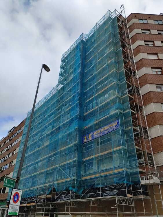 Andamio para fachada