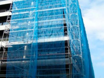 Andamios Astur Estructuras tubos de desescombro y redes de protección 01