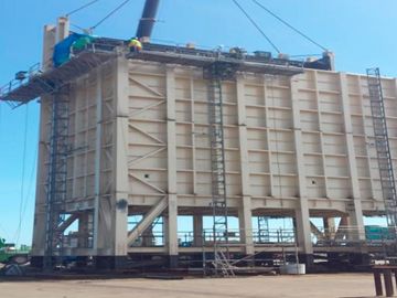 Andamios Astur Estructuras motorizados para la industria 01
