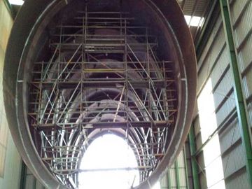 Circulo de estructura de andamios para industria 